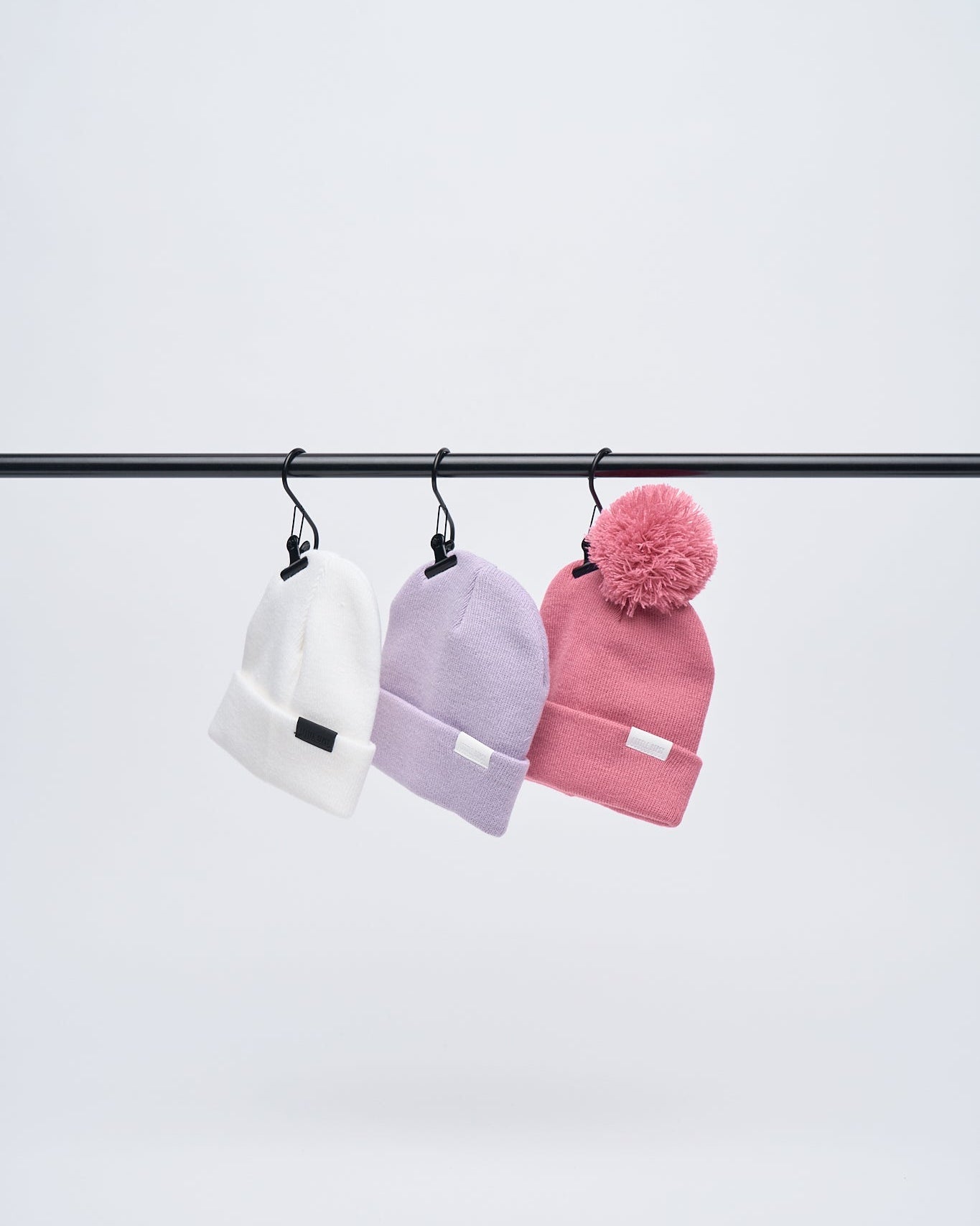 Knit Beanie - White - Little Bipsy