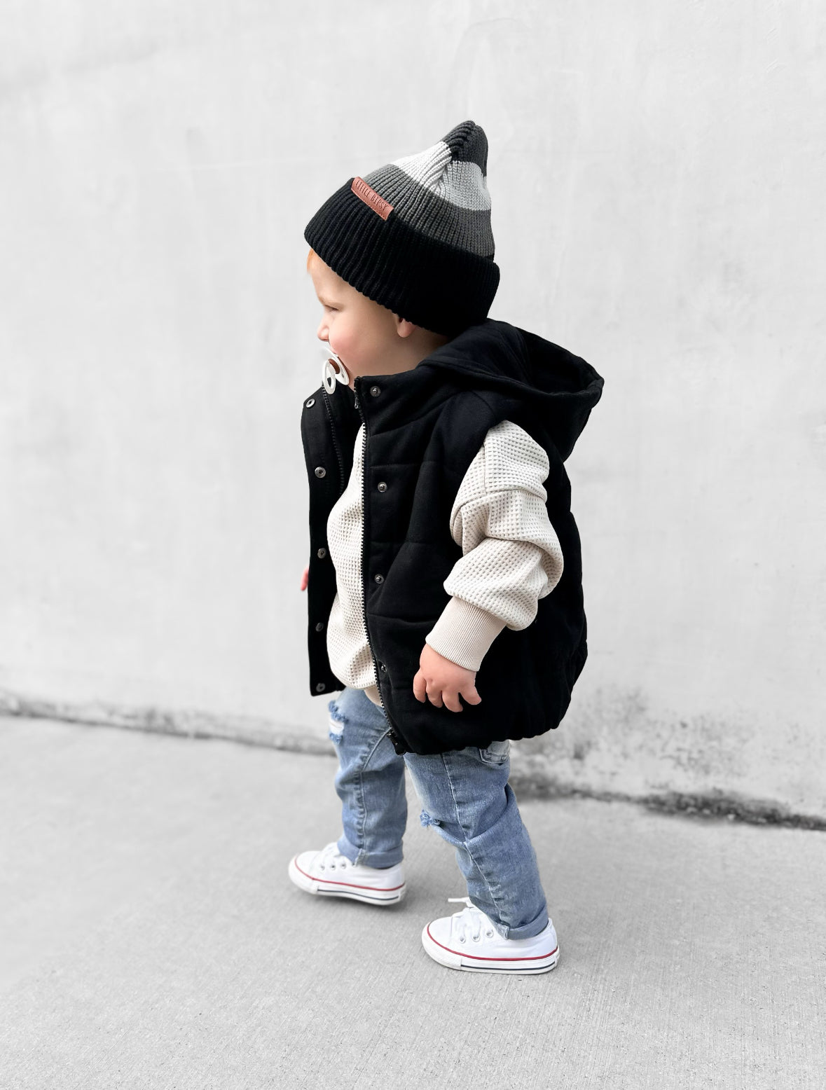 Light Wash Distressed Denim - Little Bipsy