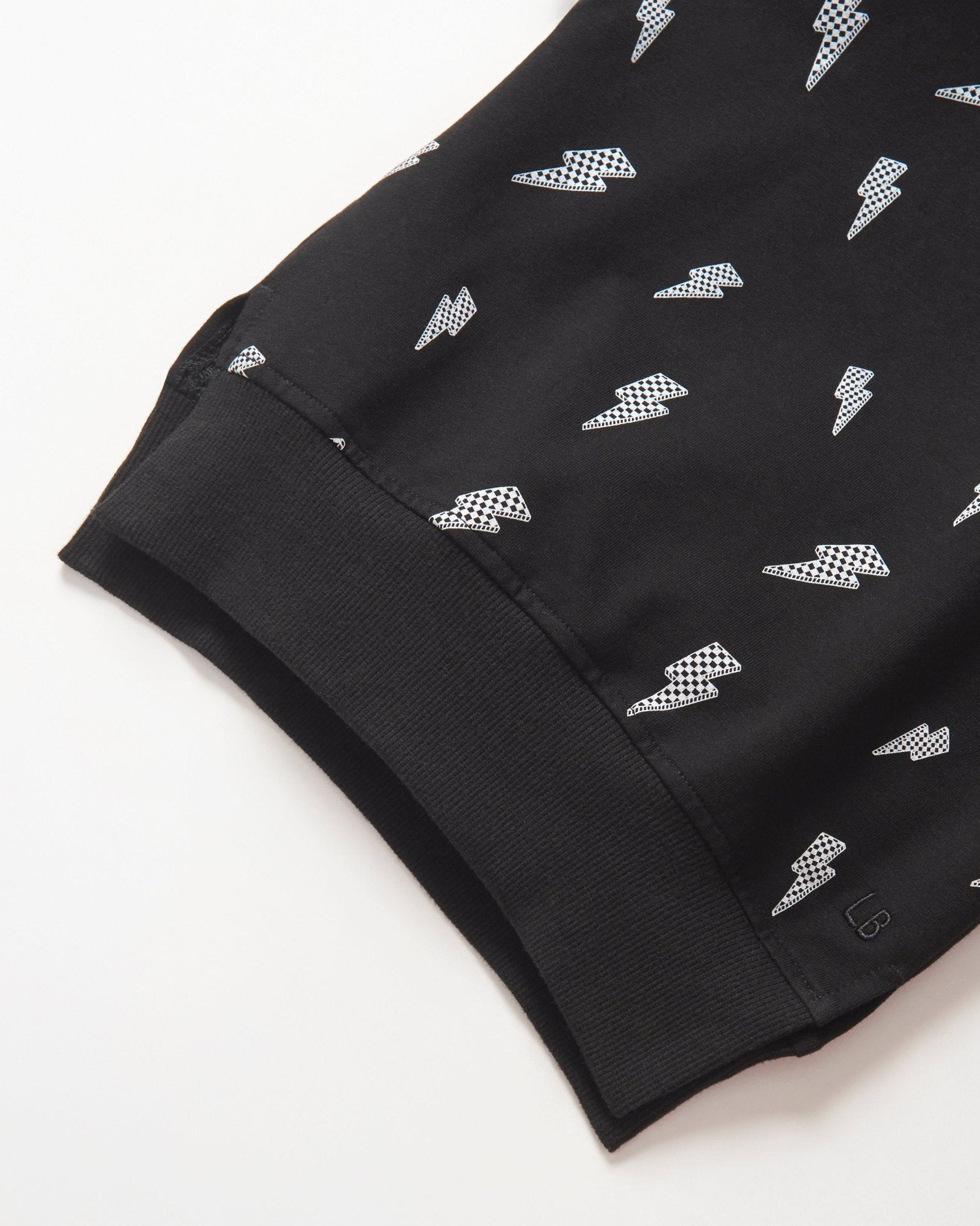 Lightning Bolt Pullover - Black - Little Bipsy