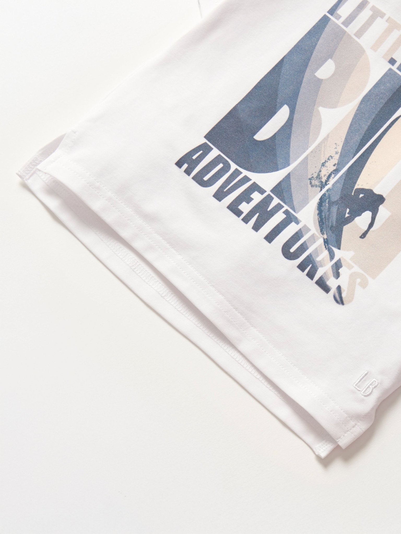 Little Steps, Big Adventures Waves Tee - Little Bipsy