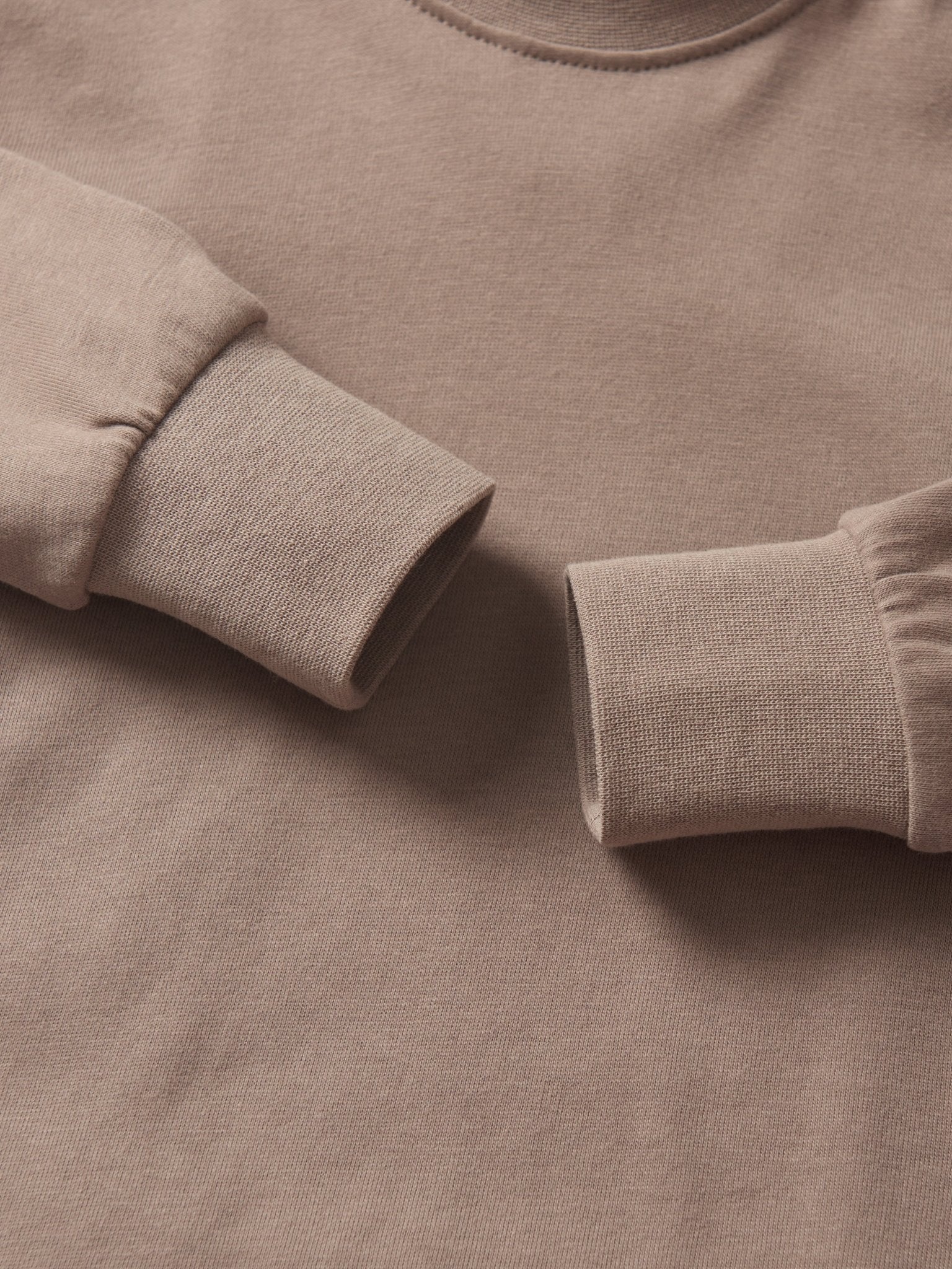 Long Sleeve Elevated Tee - Mushroom - Little Bipsy