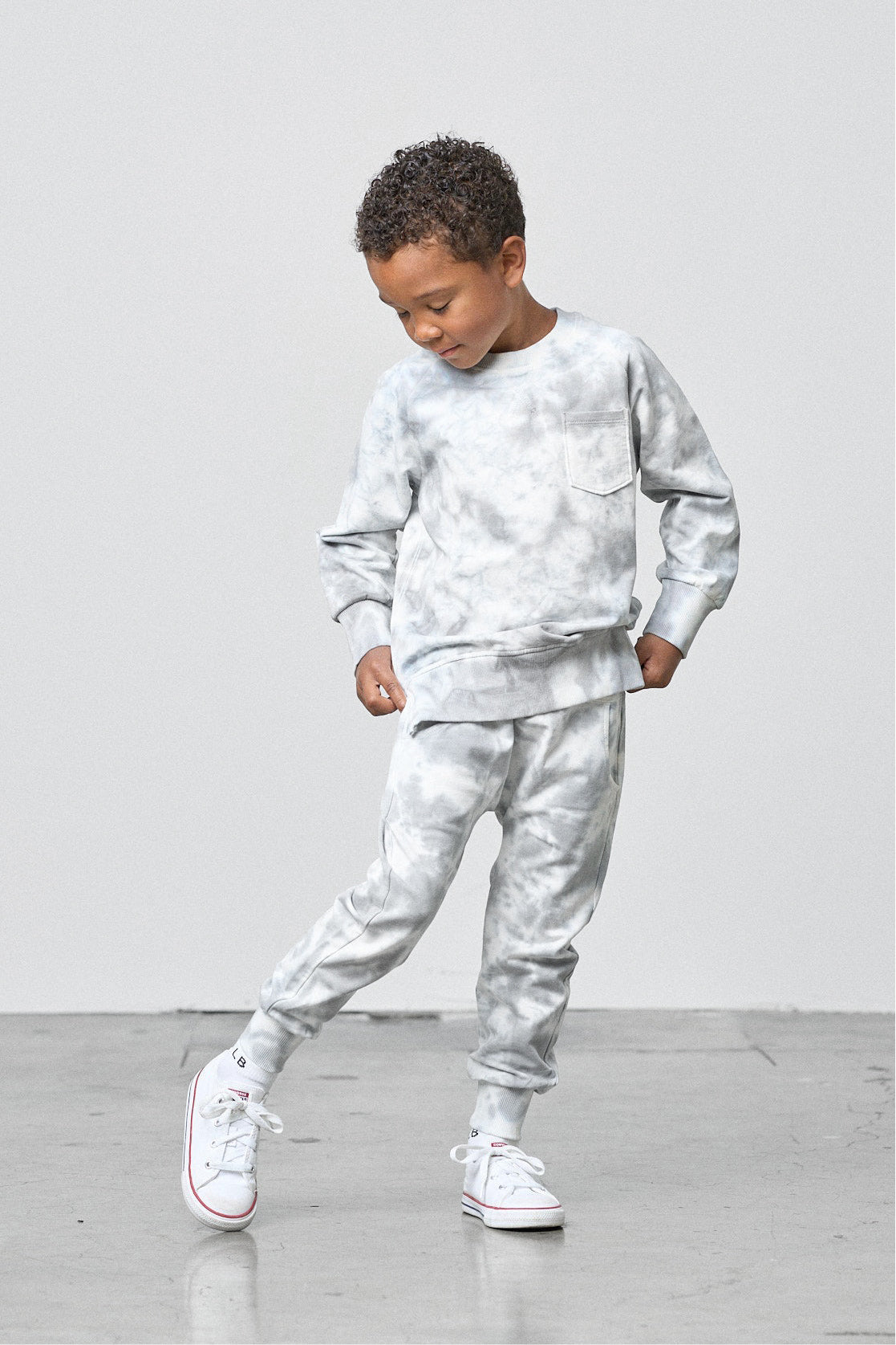 Marble Jogger - Grey - Little Bipsy