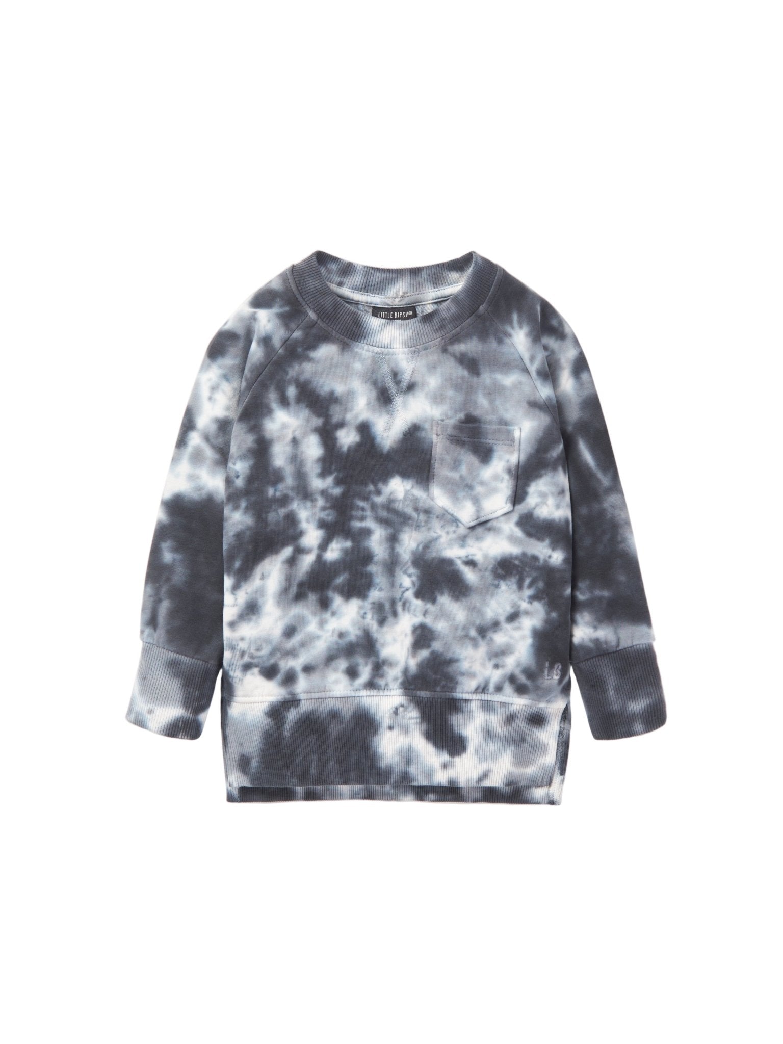 Marble Pullover - Blue - Little Bipsy