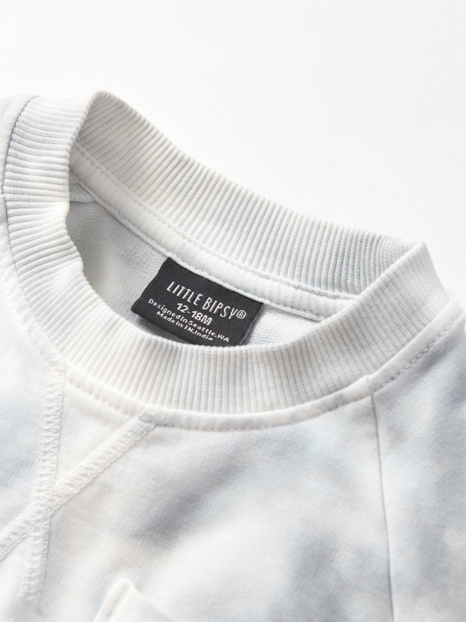 Marble Pullover - Grey - Little Bipsy