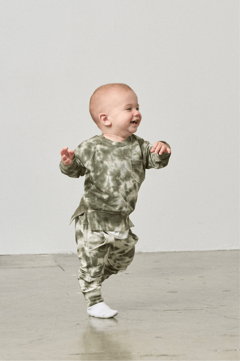 Marble Pullover - Hunter - Little Bipsy