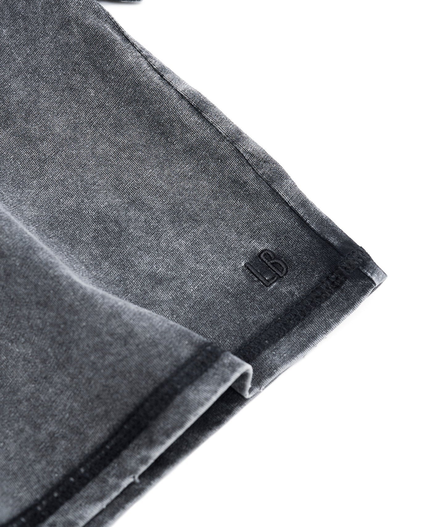 Mineral Wash Tee - Black - Little Bipsy