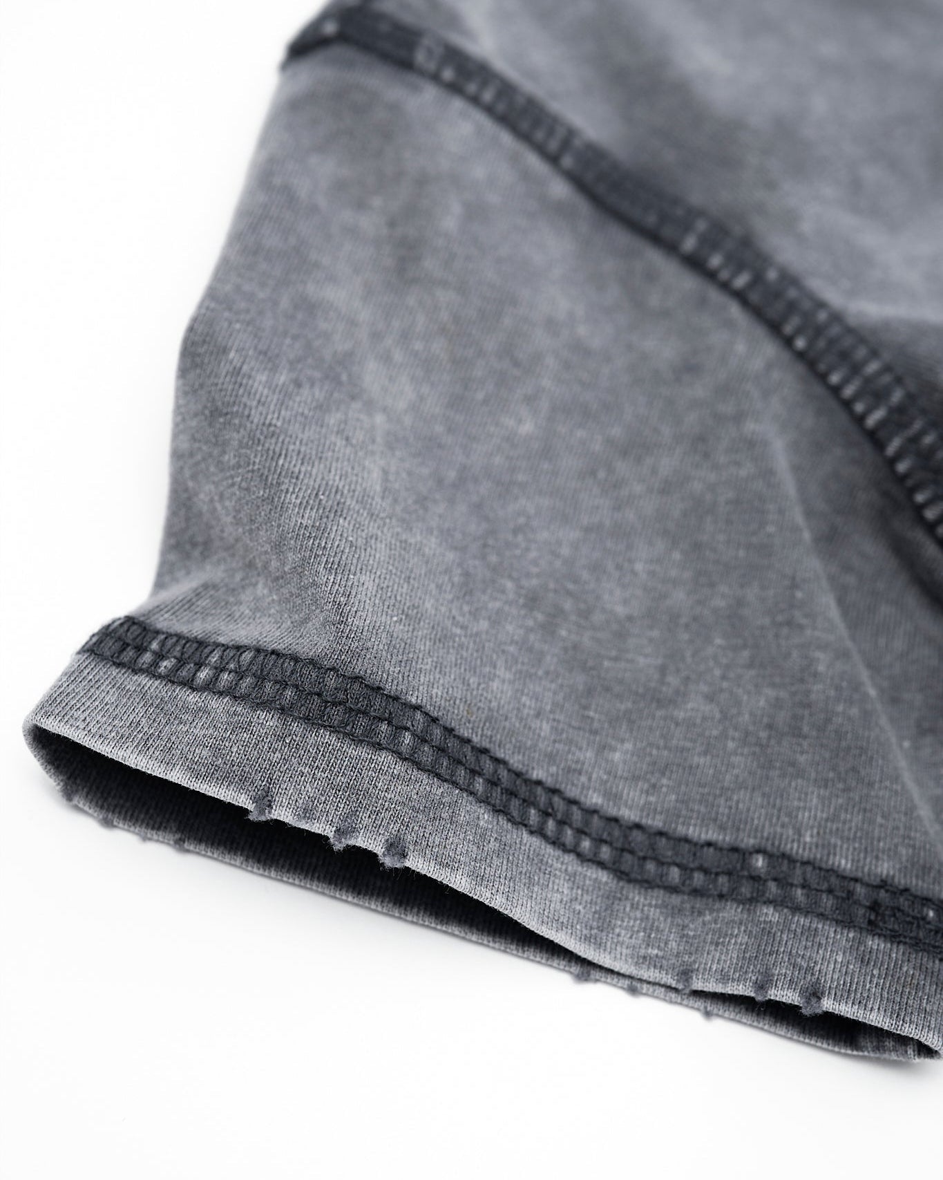 Mineral Wash Tee - Graphite - Little Bipsy