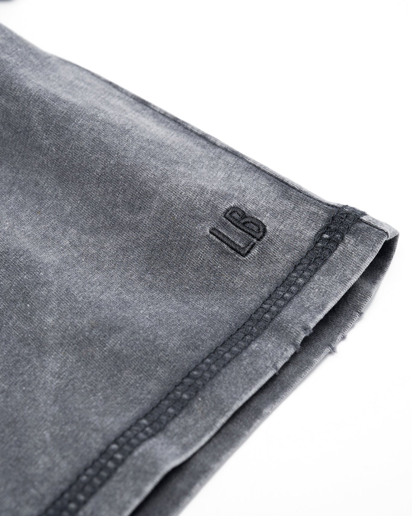 Mineral Wash Tee - Graphite - Little Bipsy