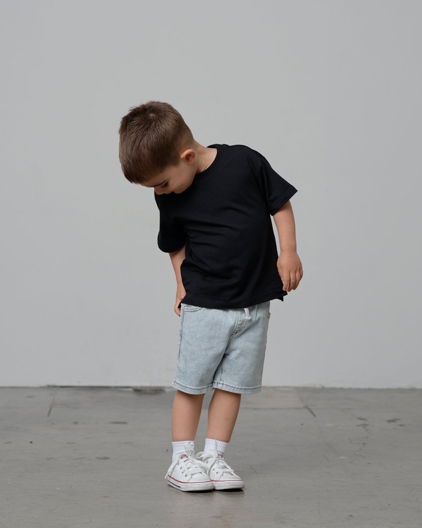 Modern Tee - Black - Little Bipsy