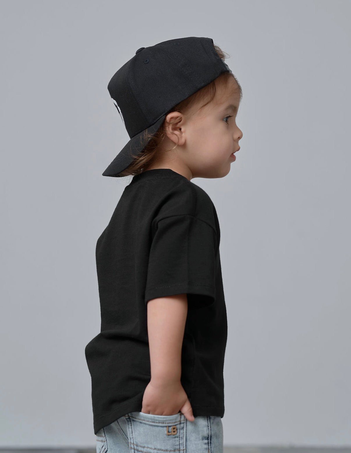 Modern Tee - Black - Little Bipsy