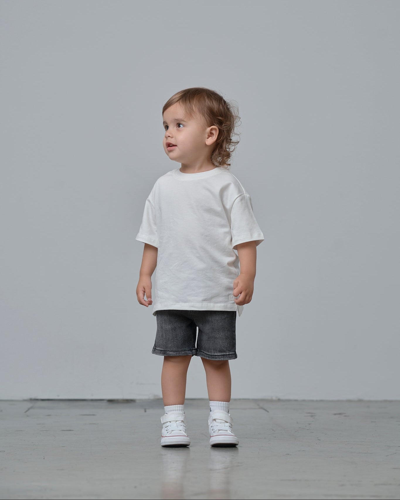 Modern Tee - White - Little Bipsy