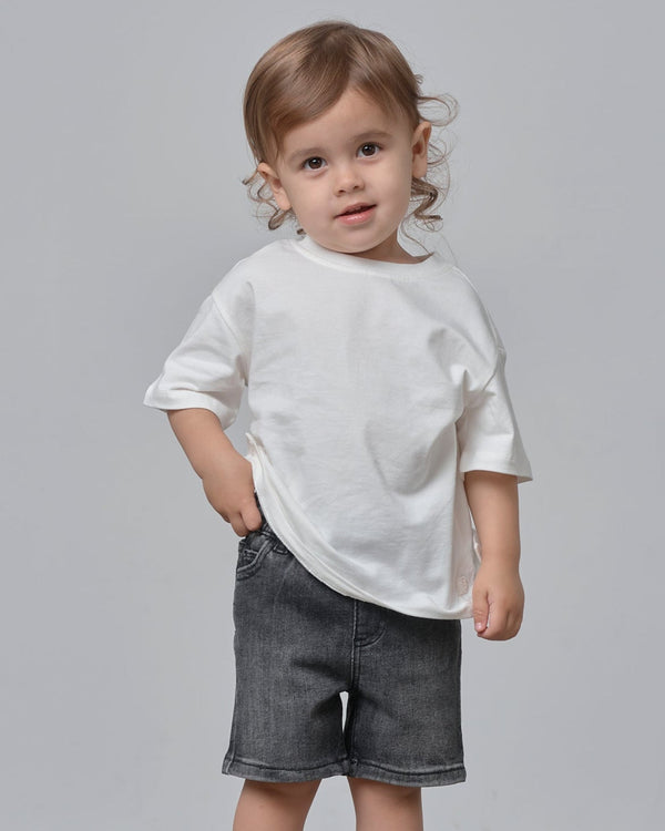 Modern Tee - White - Little Bipsy