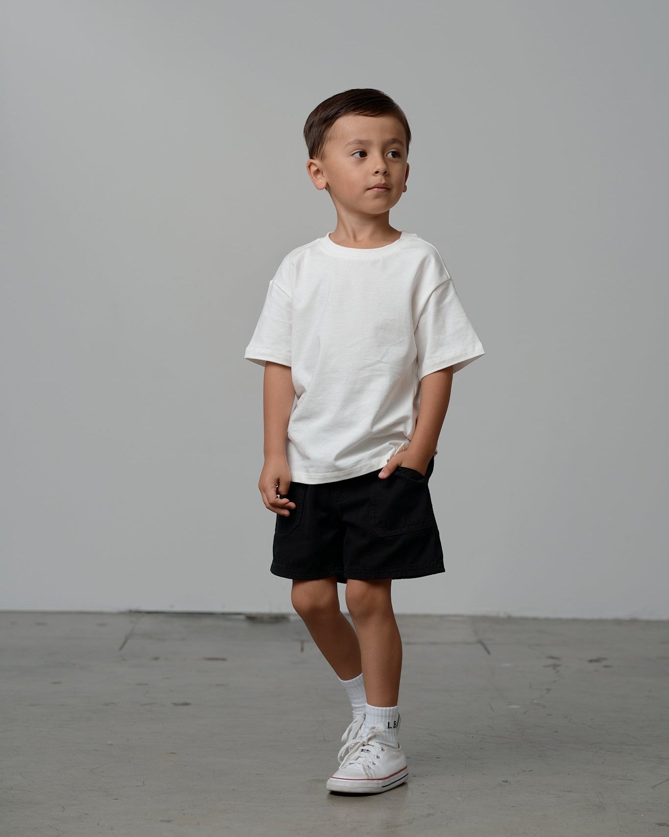 Modern Tee - White - Little Bipsy