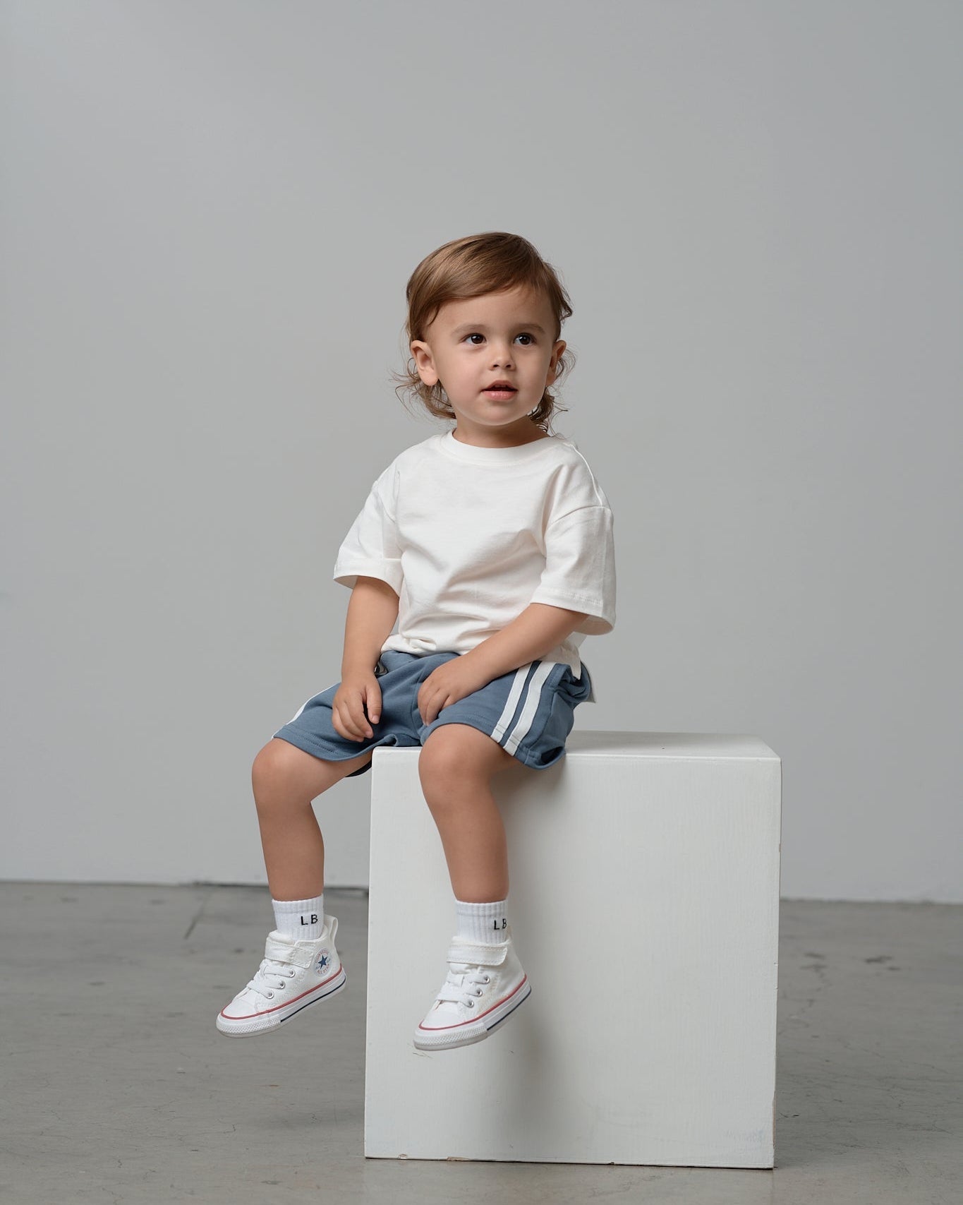 Modern Tee - White - Little Bipsy