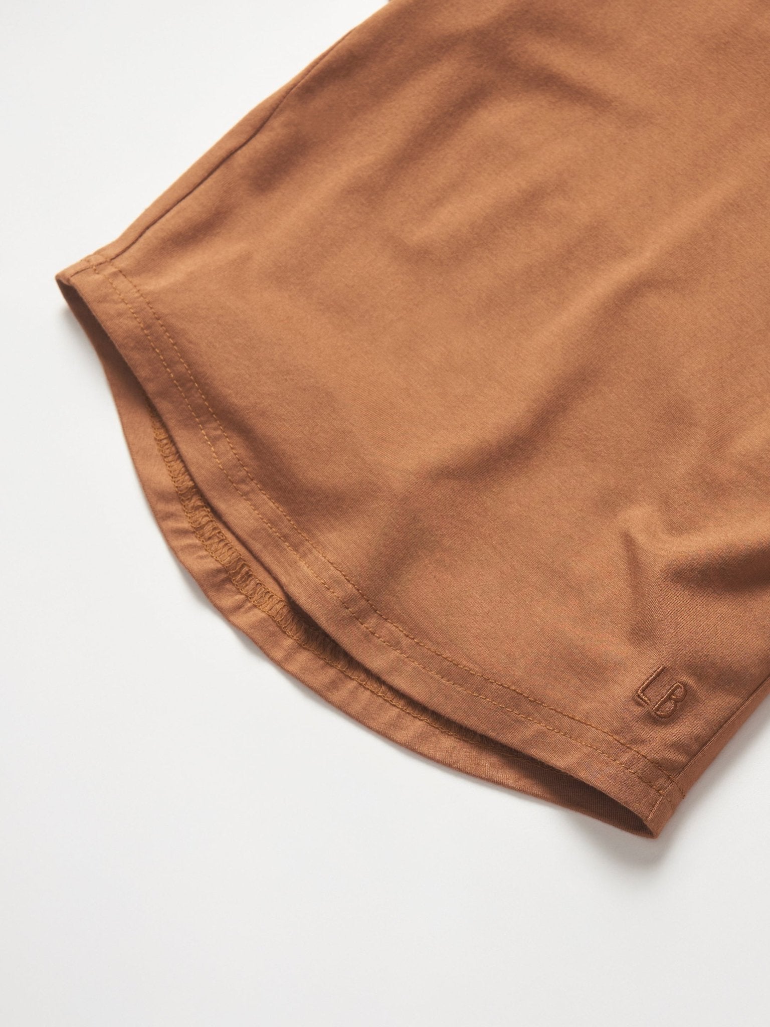 Oversized Bamboo Tee - Chestnut - Little Bipsy