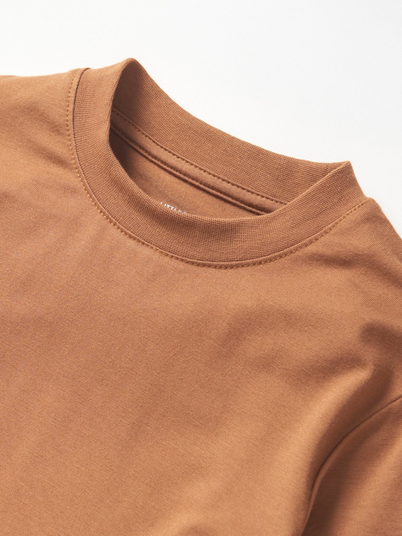 Oversized Bamboo Tee - Chestnut - Little Bipsy