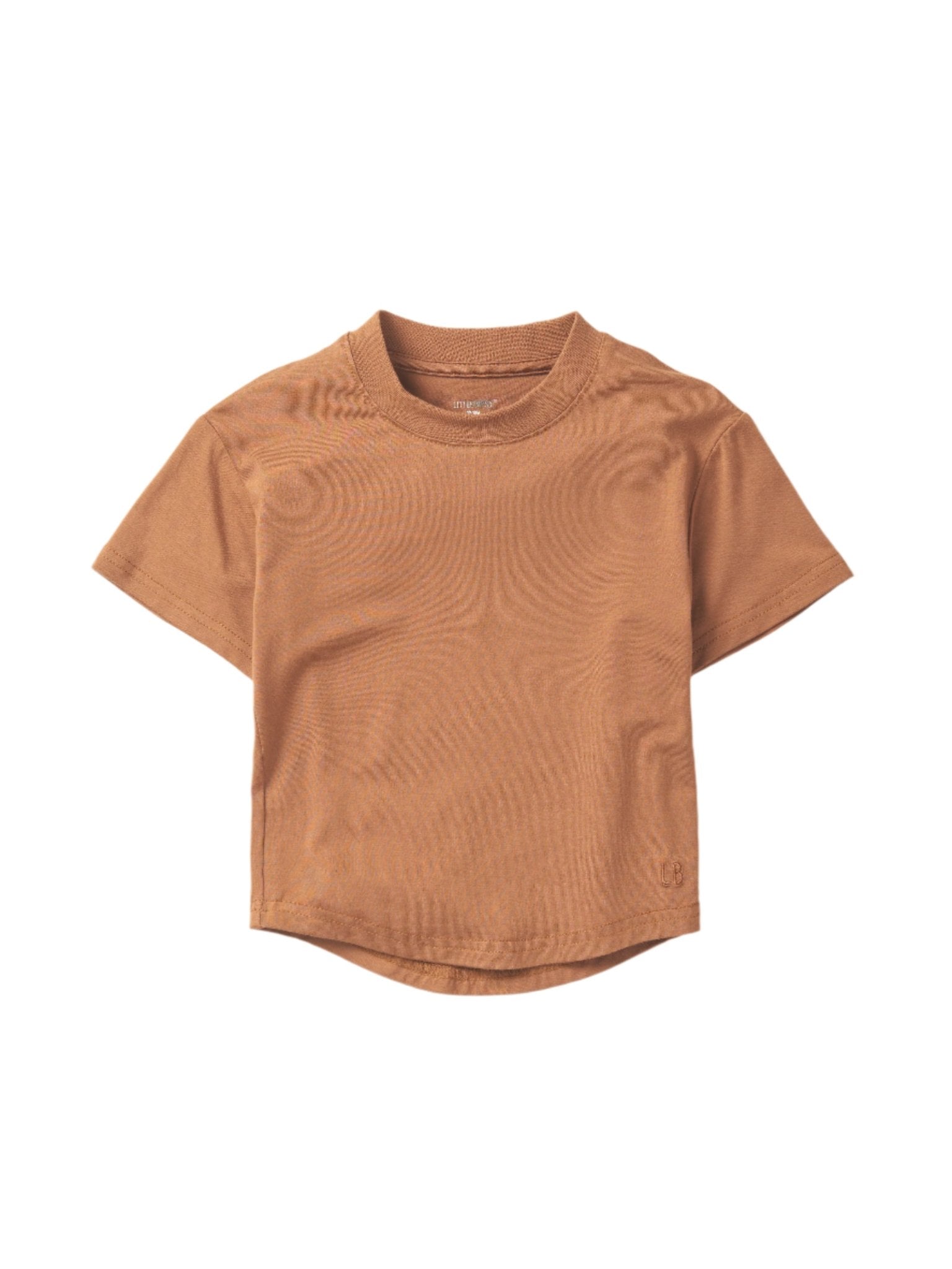 Oversized Bamboo Tee - Chestnut - Little Bipsy