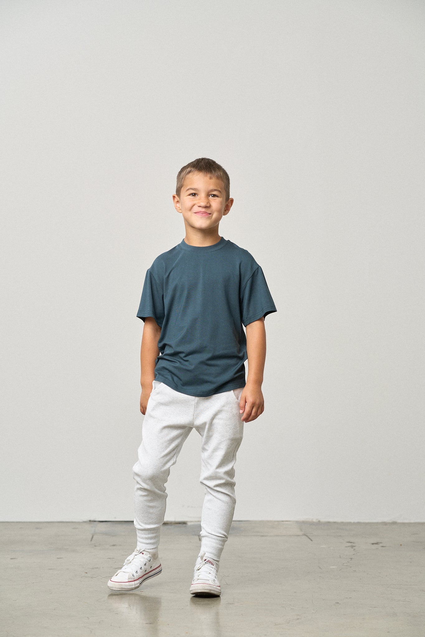 Oversized Bamboo Tee - Nightfall - Little Bipsy