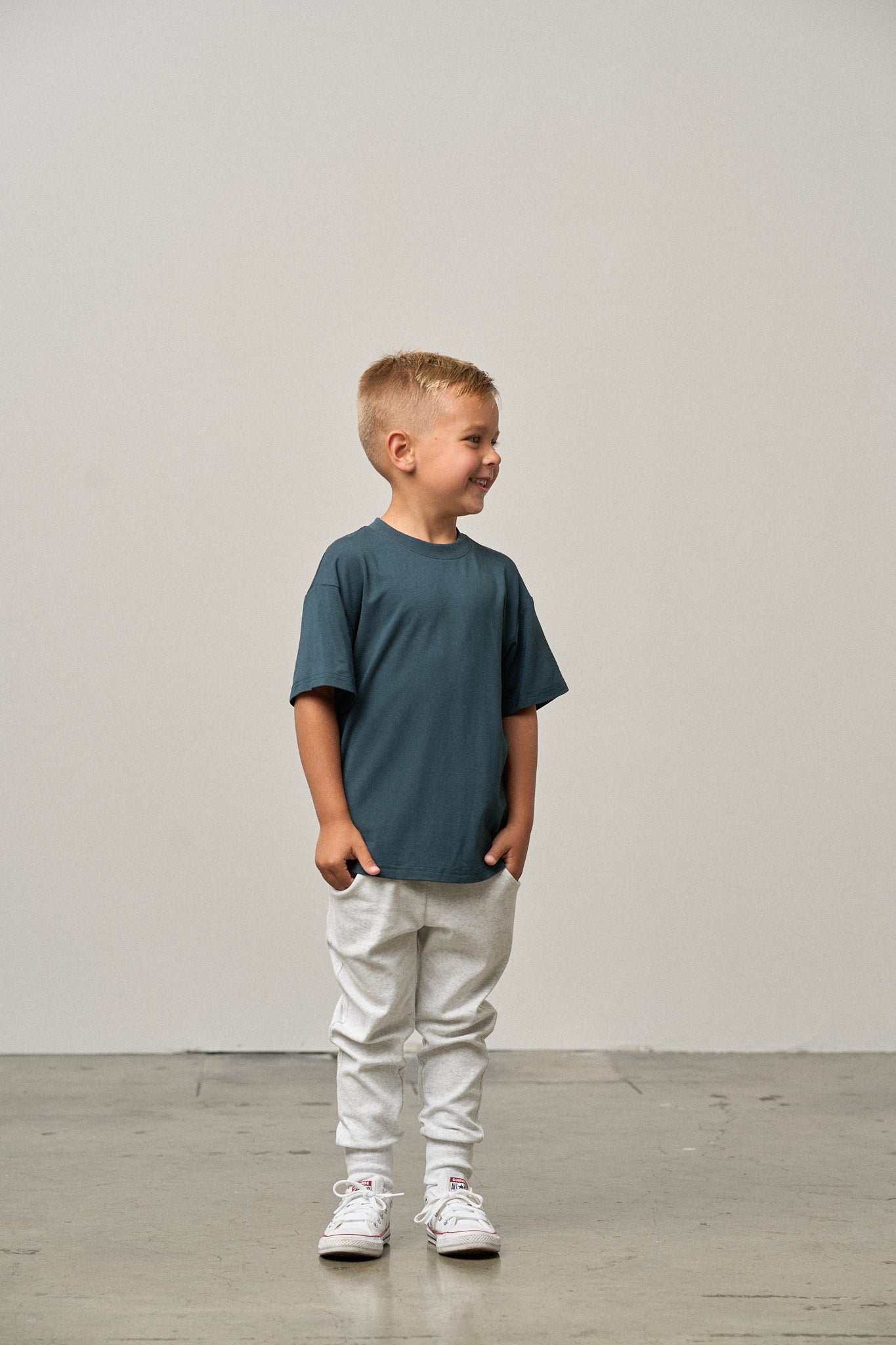 Oversized Bamboo Tee - Nightfall - Little Bipsy