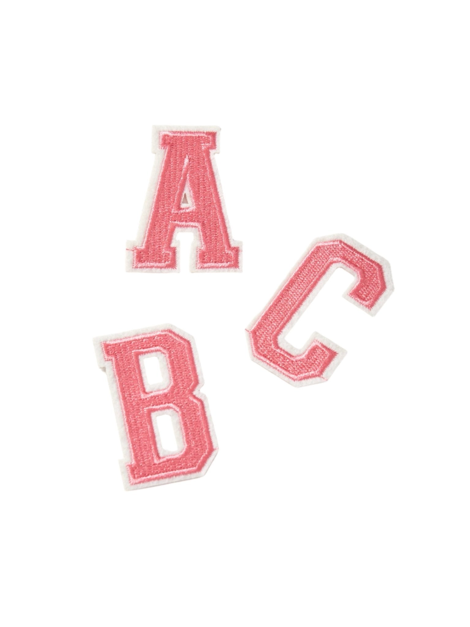 Pink Varsity Letter Patch - Little Bipsy