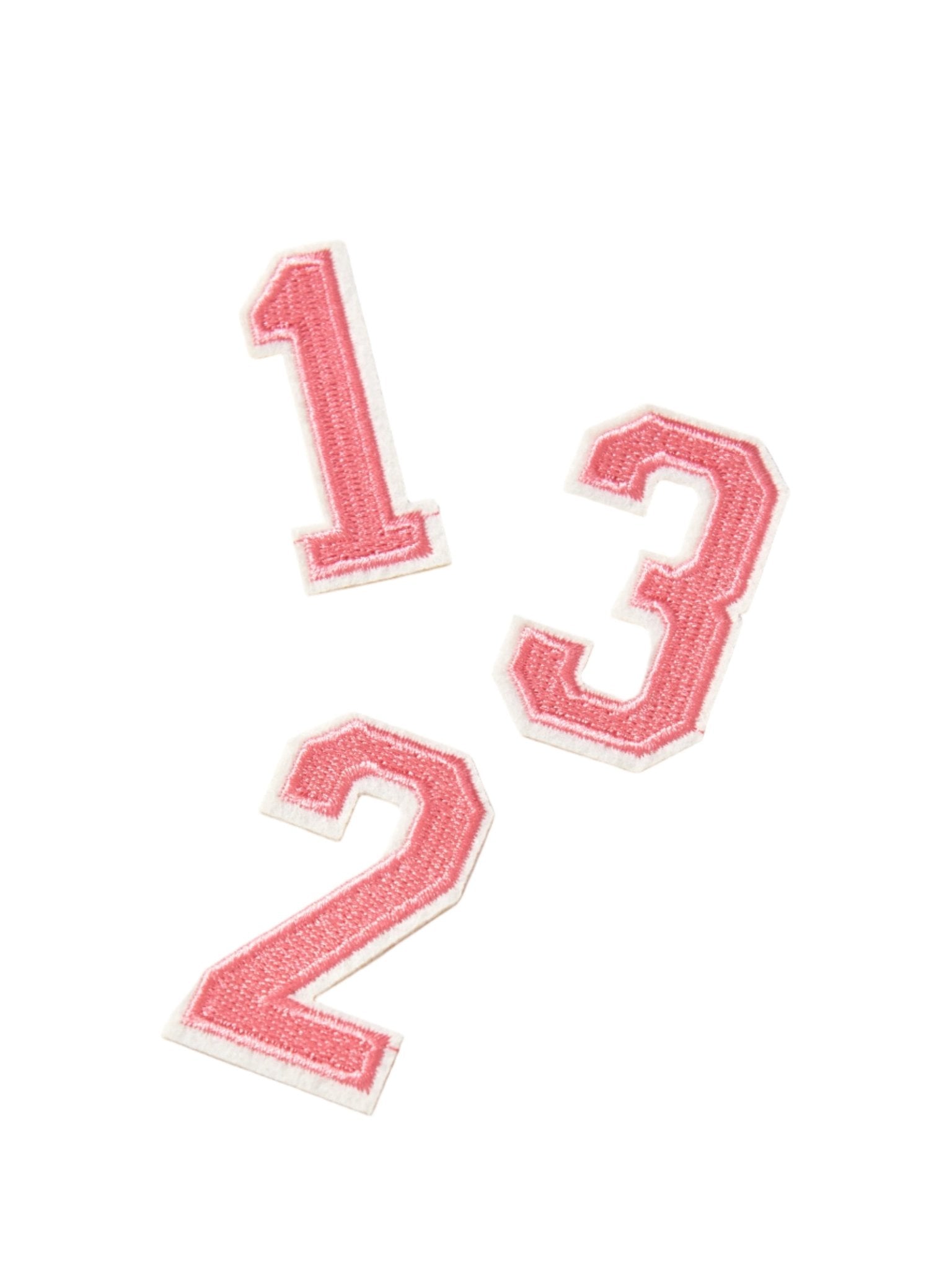 Pink Varsity Number Patch - Little Bipsy
