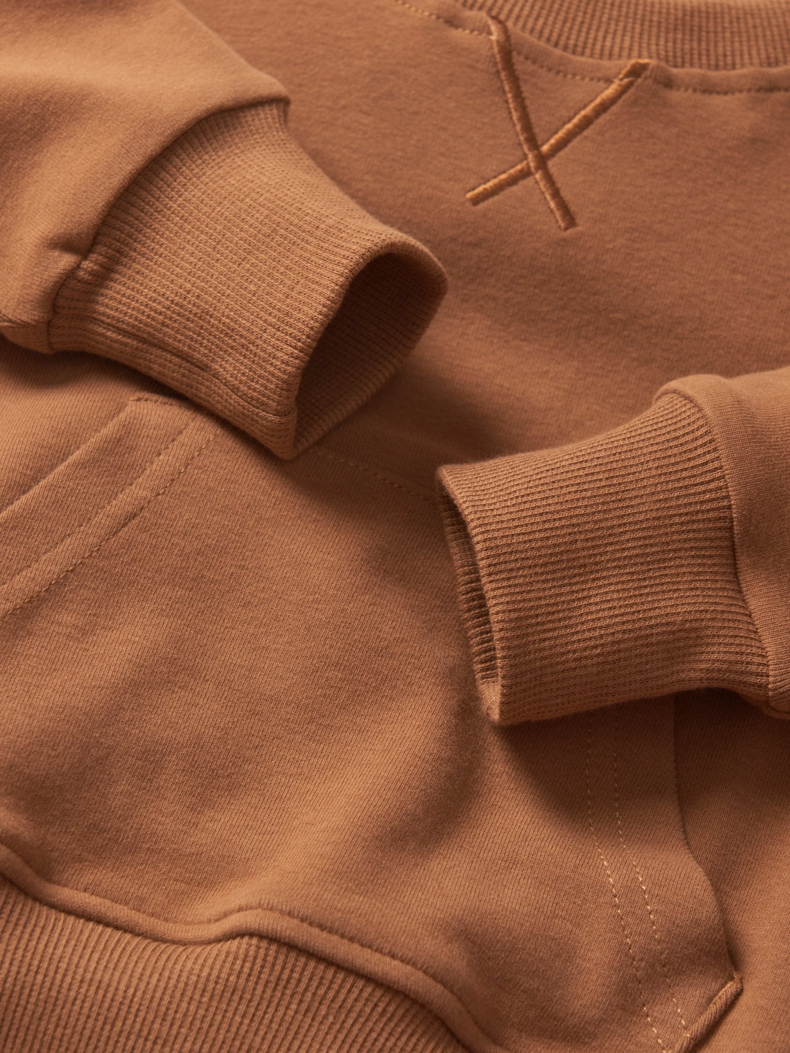Pocket Pullover - Chestnut - Little Bipsy