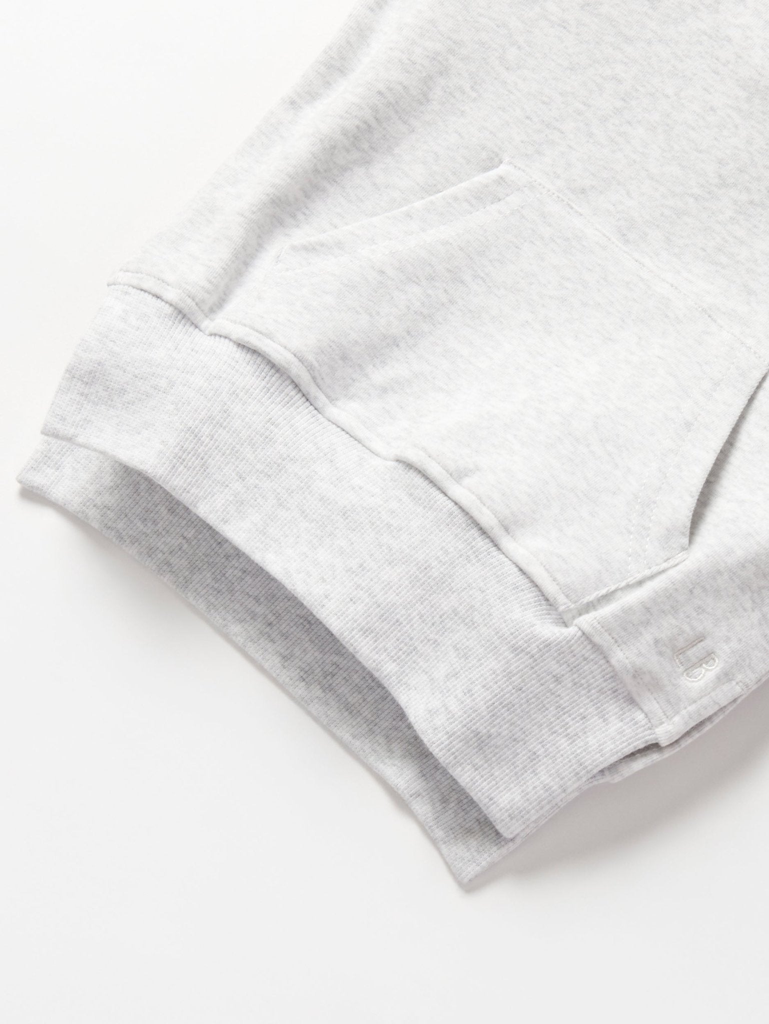 Pocket Pullover - Light Heather Grey - Little Bipsy