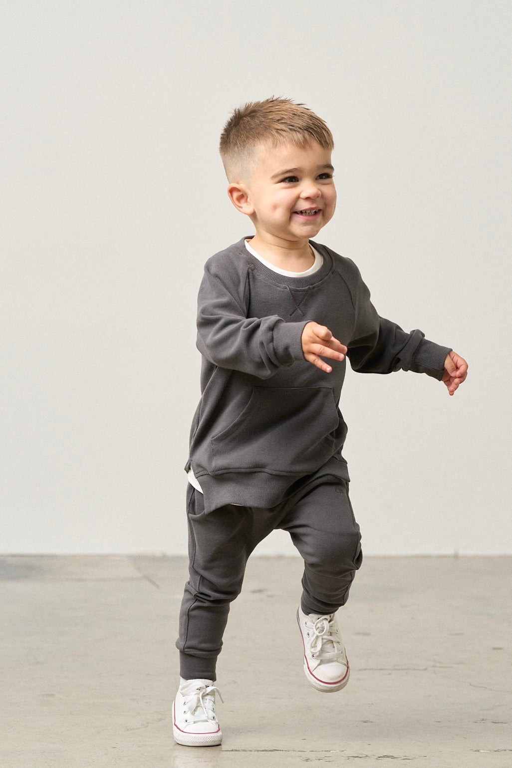 Pocket Pullover - Shadow - Little Bipsy