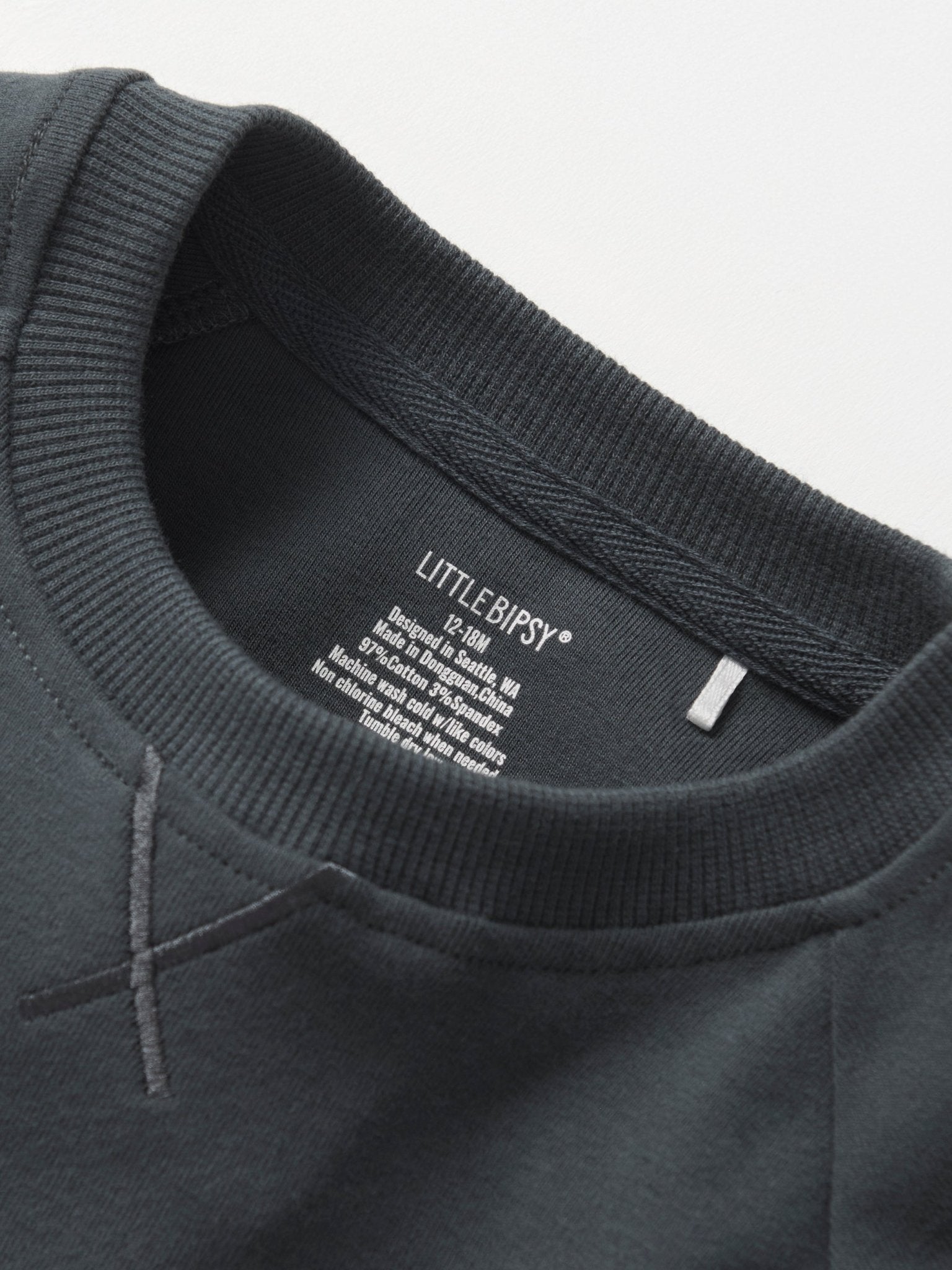 Pocket Pullover - Shadow - Little Bipsy