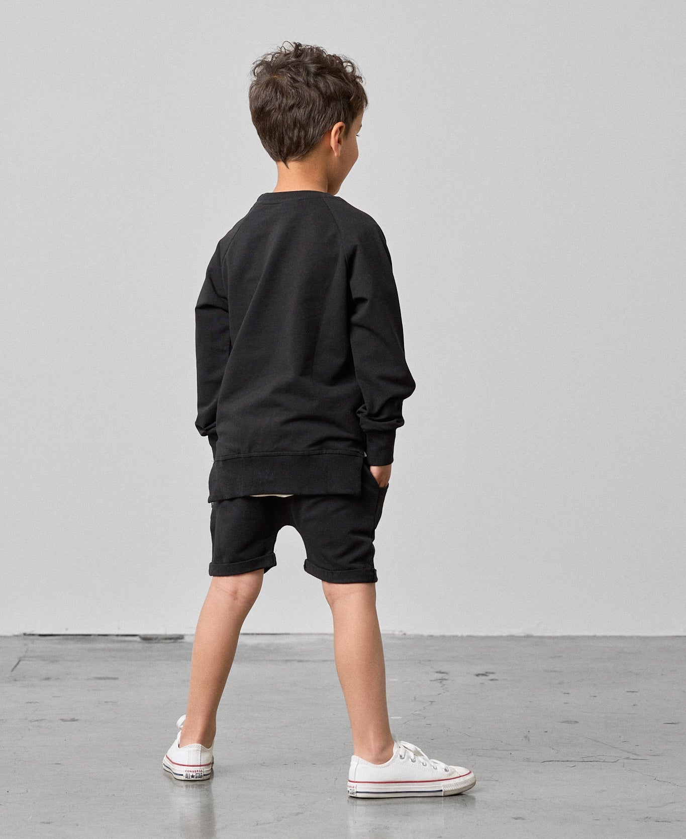 Kids Classic Pullover - Black - Little Bipsy