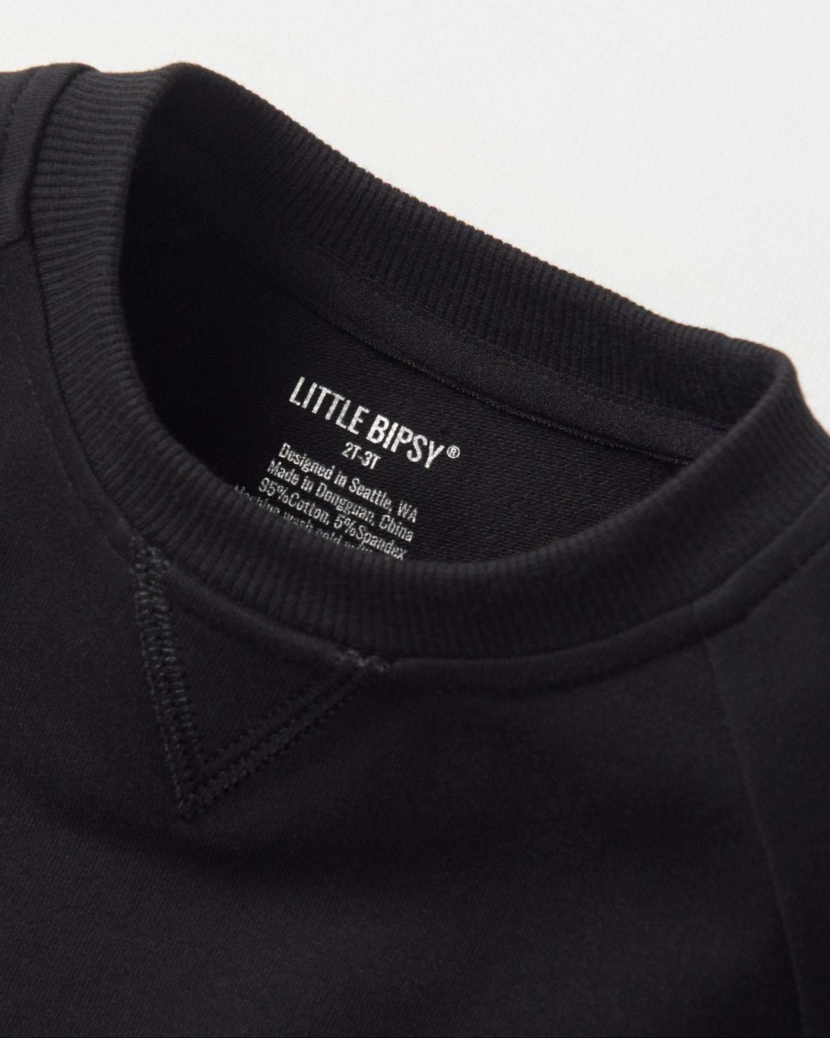 H BEAUTY&amp;YOUTH PILE BOA PULLOVER トップス 黒 Kids Classic Pullover - Black - Little Bipsy