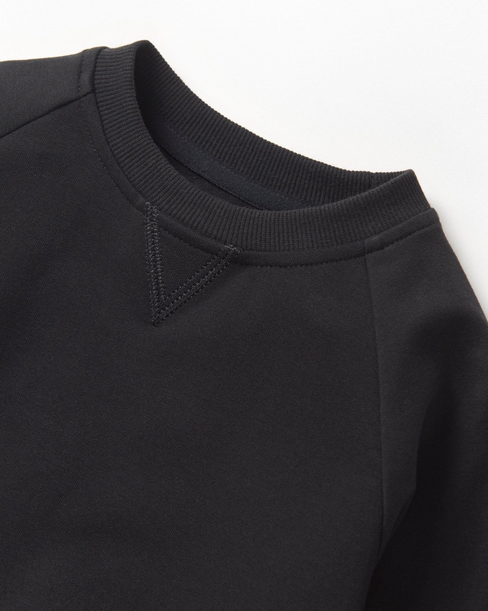 H BEAUTY&amp;YOUTH PILE BOA PULLOVER トップス 黒 Wool Boa Half-Zip Pullover
