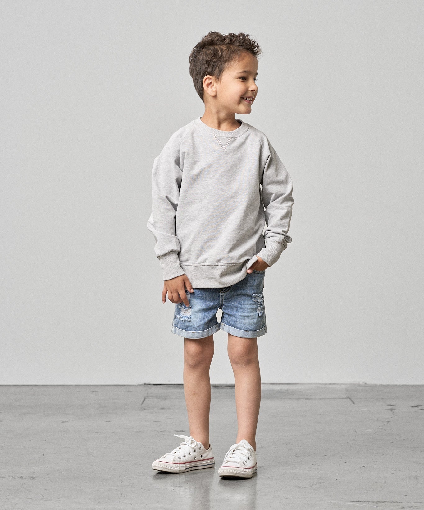 Pullover - Grey - Little Bipsy