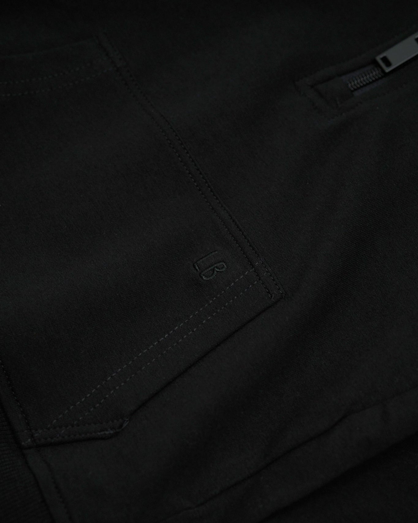 Quarter Zip Pullover - Black - Little Bipsy