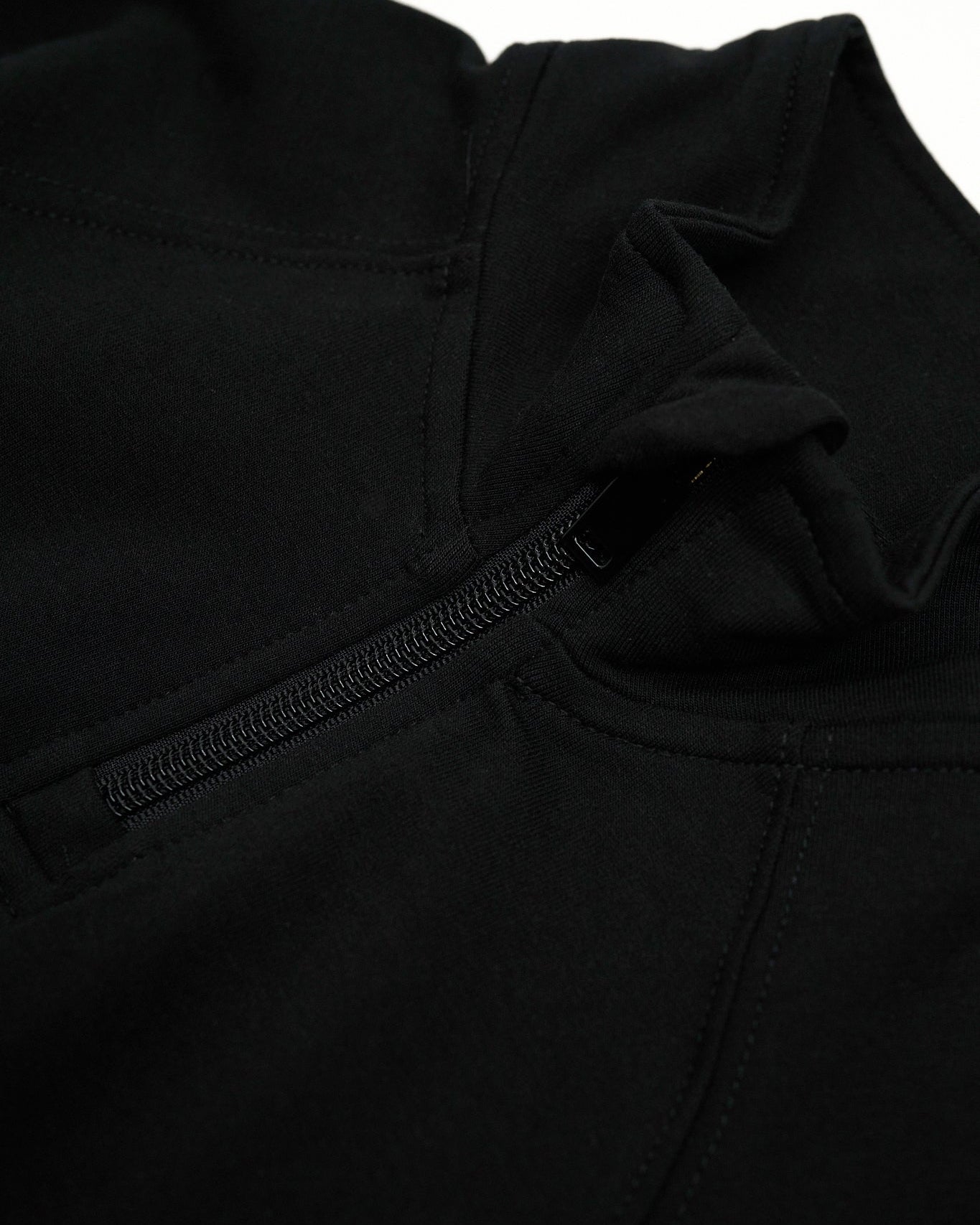Quarter Zip Pullover - Black - Little Bipsy