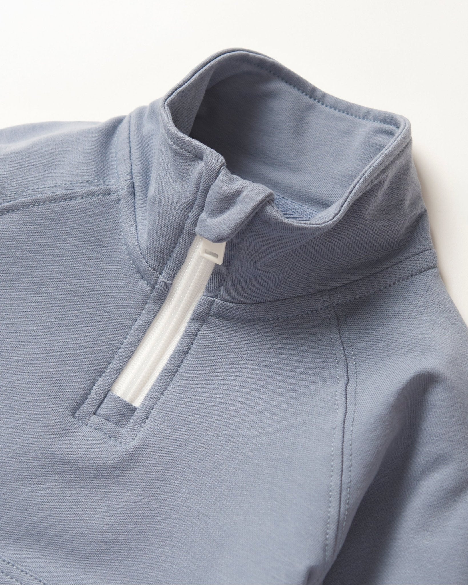 Quarter Zip Pullover - Ocean - Little Bipsy