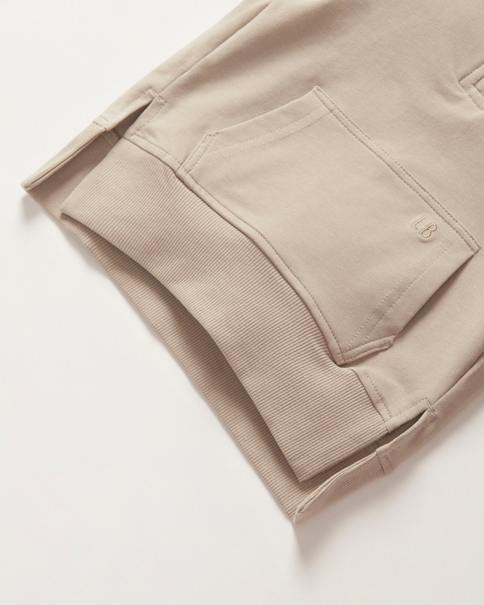 Quarter Zip Pullover - Sand - Little Bipsy