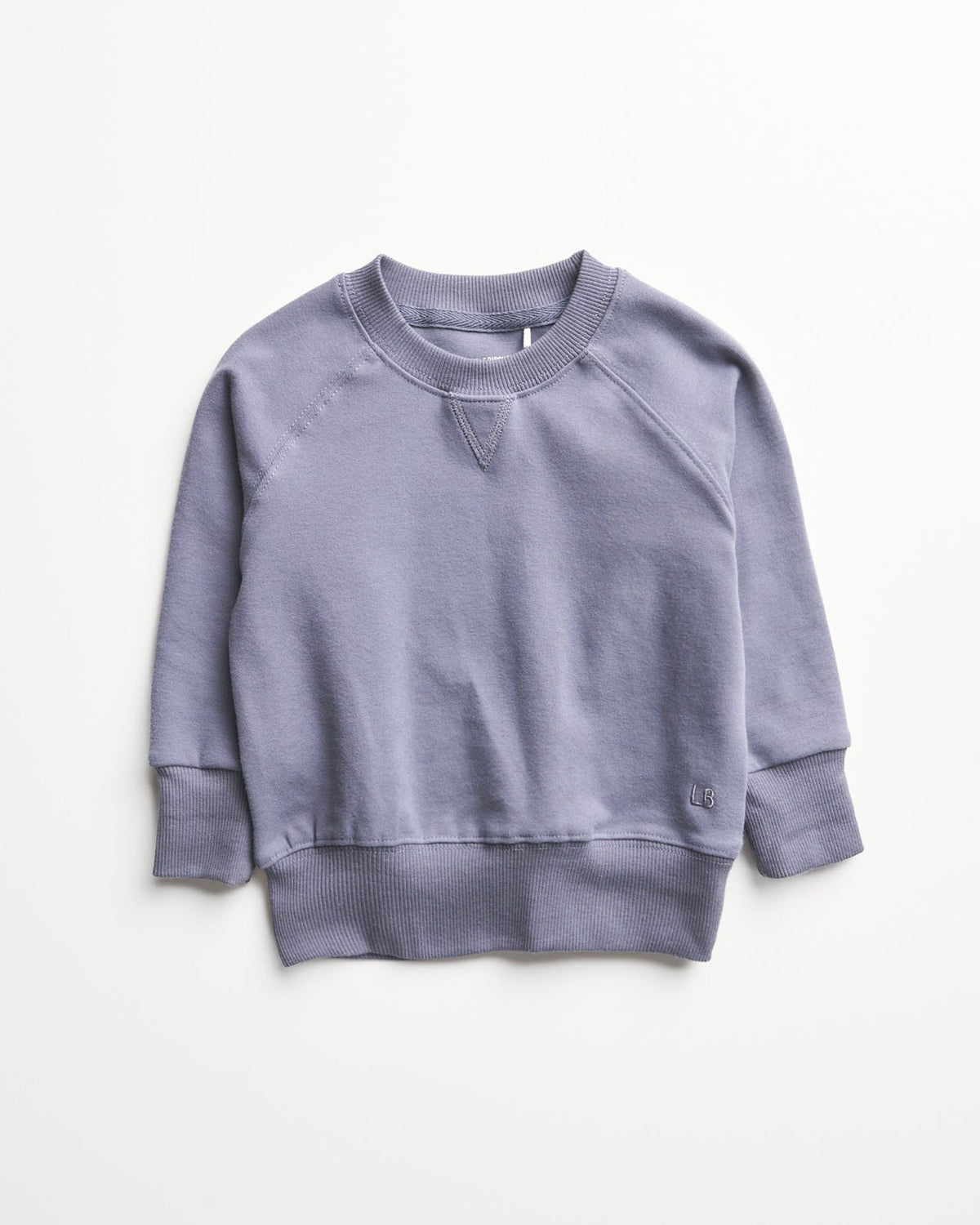 Raglan Crewneck - Smoke - Little Bipsy