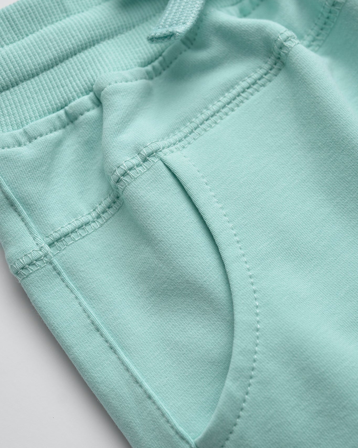 Raw Edge Harem Short - Mint