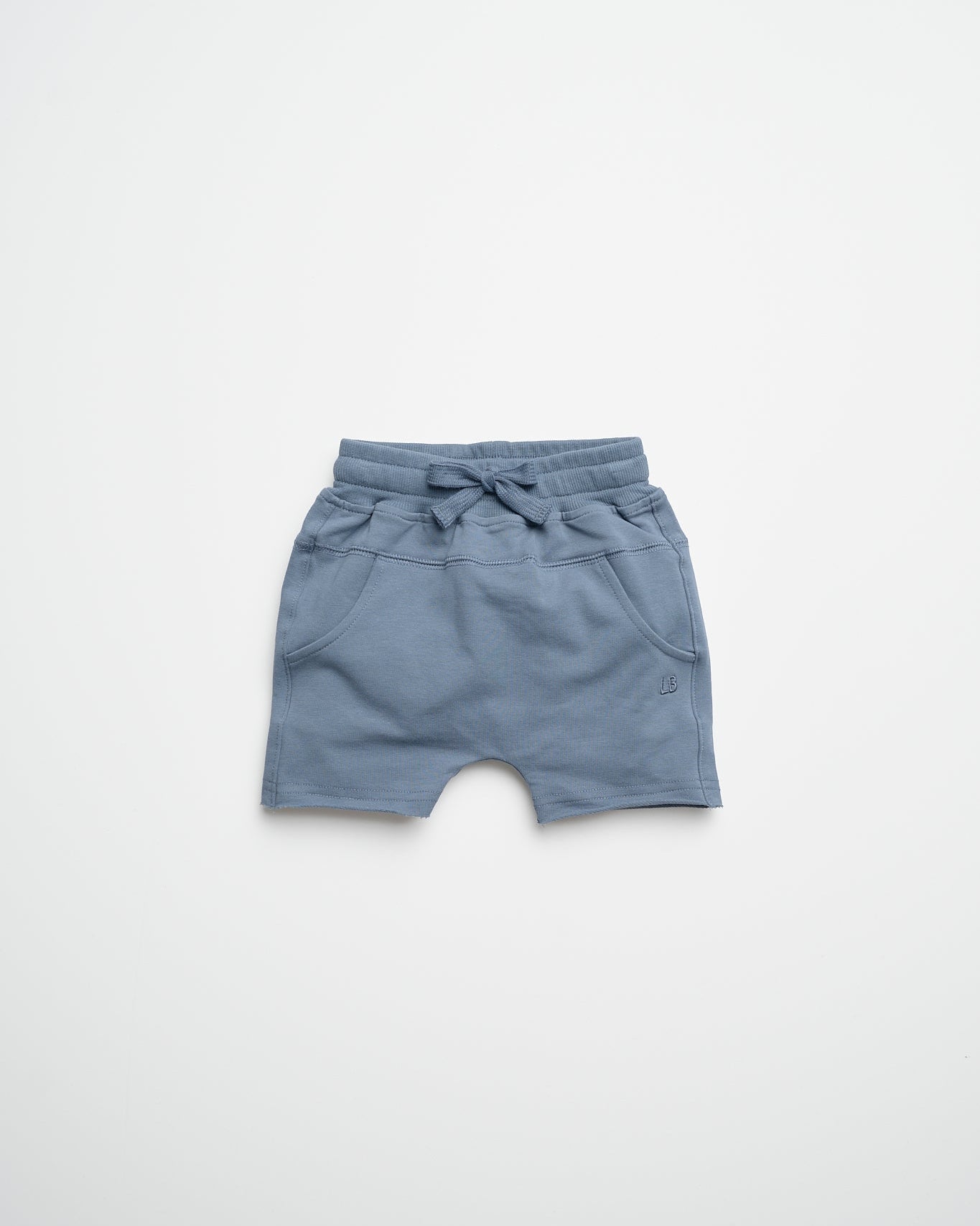 Raw Edge Harem Short - Worn Indigo