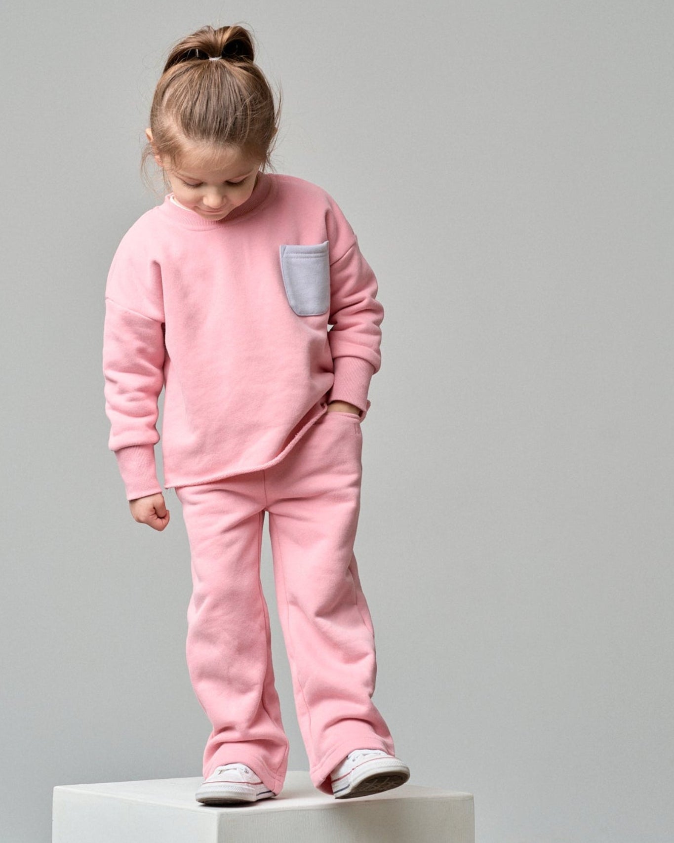 Relaxed Elevated Sweatpant - Rose - Little Bipsy
