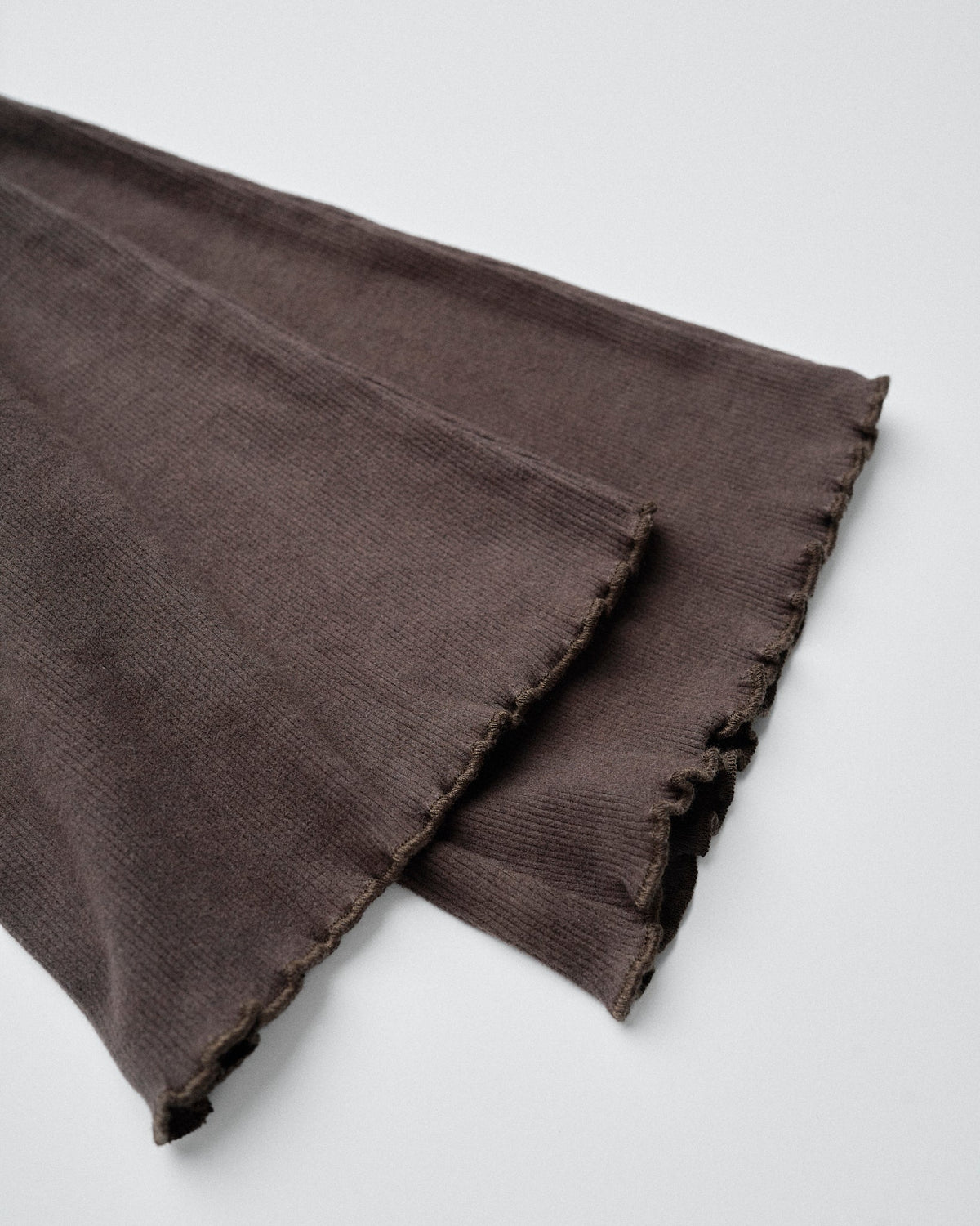 Ribbed Flare Pant - Brown - Little Bipsy