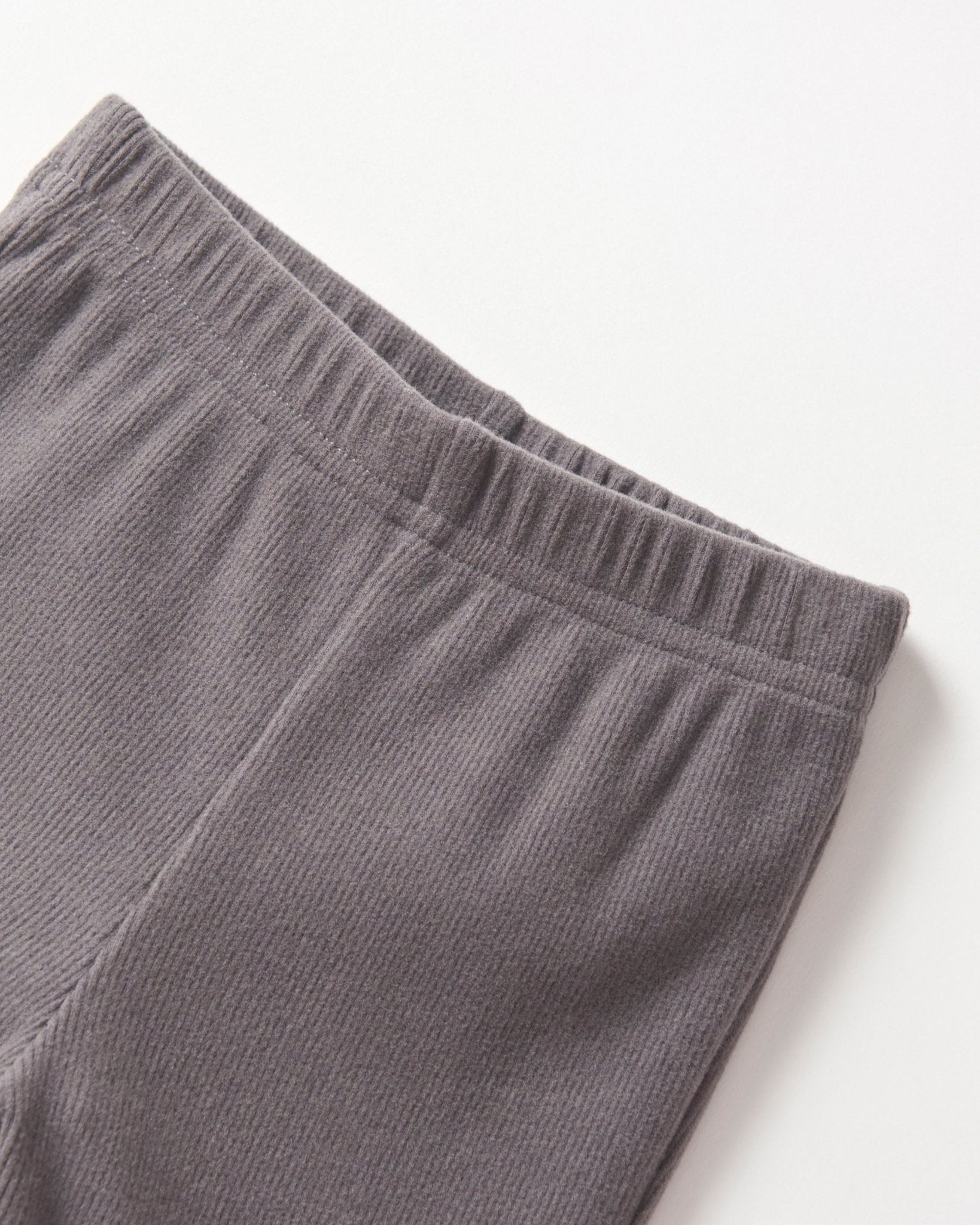 Ribbed Flare Pant - Graphite - Little Bipsy