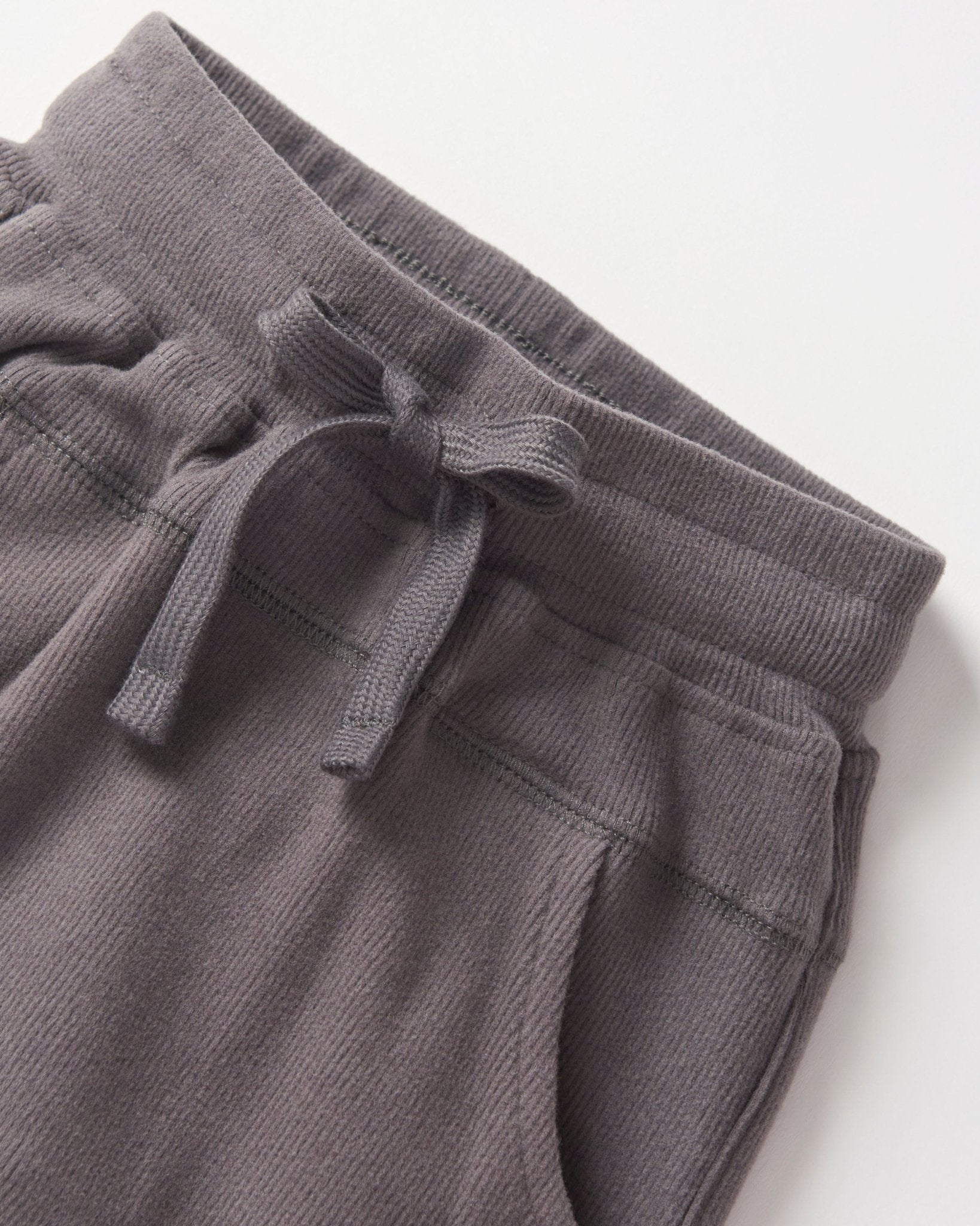 Ribbed Jogger - Graphite - Little Bipsy