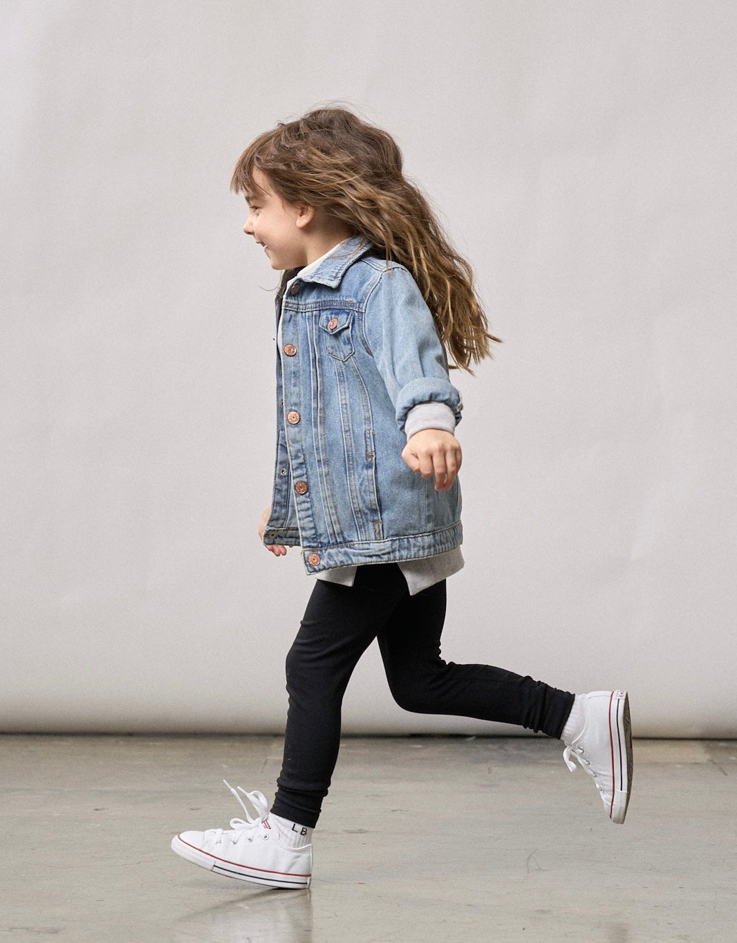 Ribbed Legging - Black - Little Bipsy