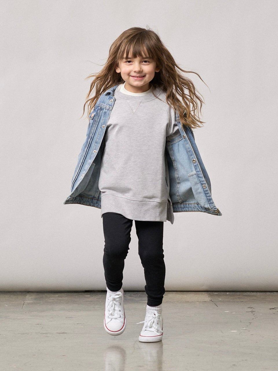 Ribbed Legging - Black - Little Bipsy