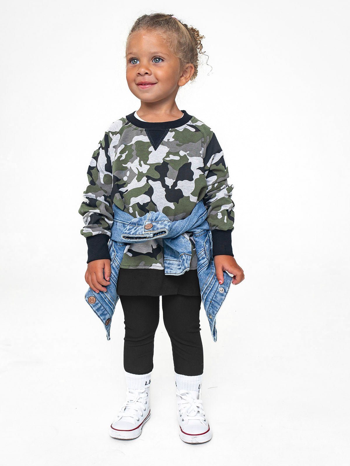 Ribbed Legging - Black - Little Bipsy