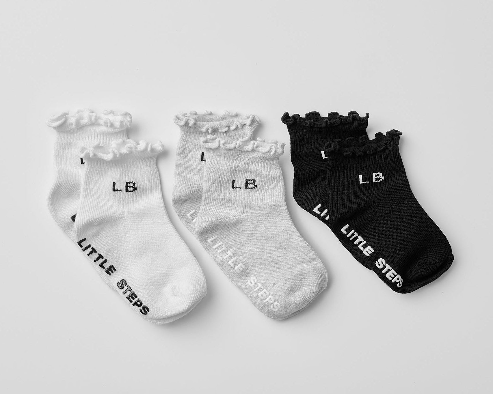Ruffle Sock 3 - Pack - Mix - Little Bipsy