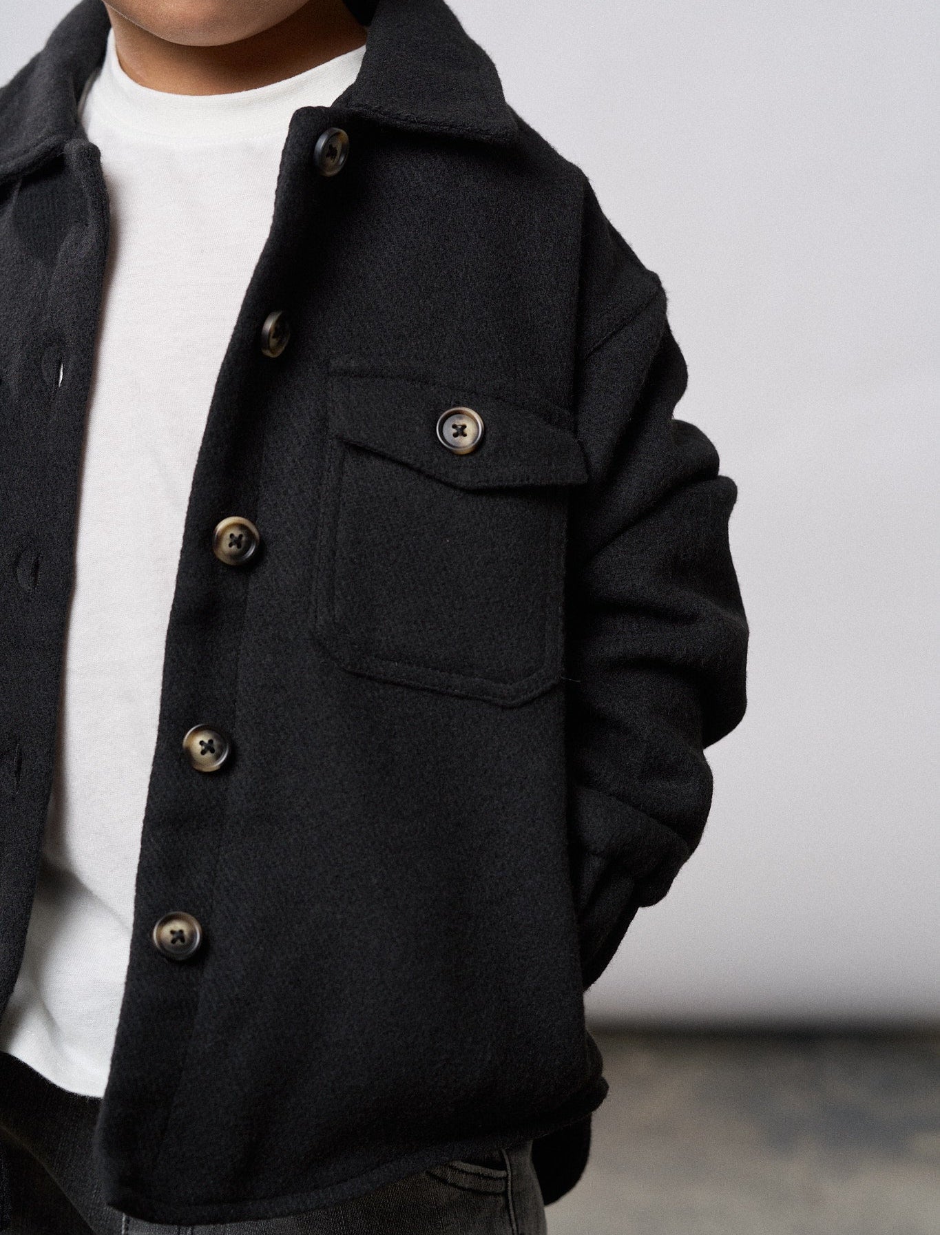 Shacket - Black - Little Bipsy