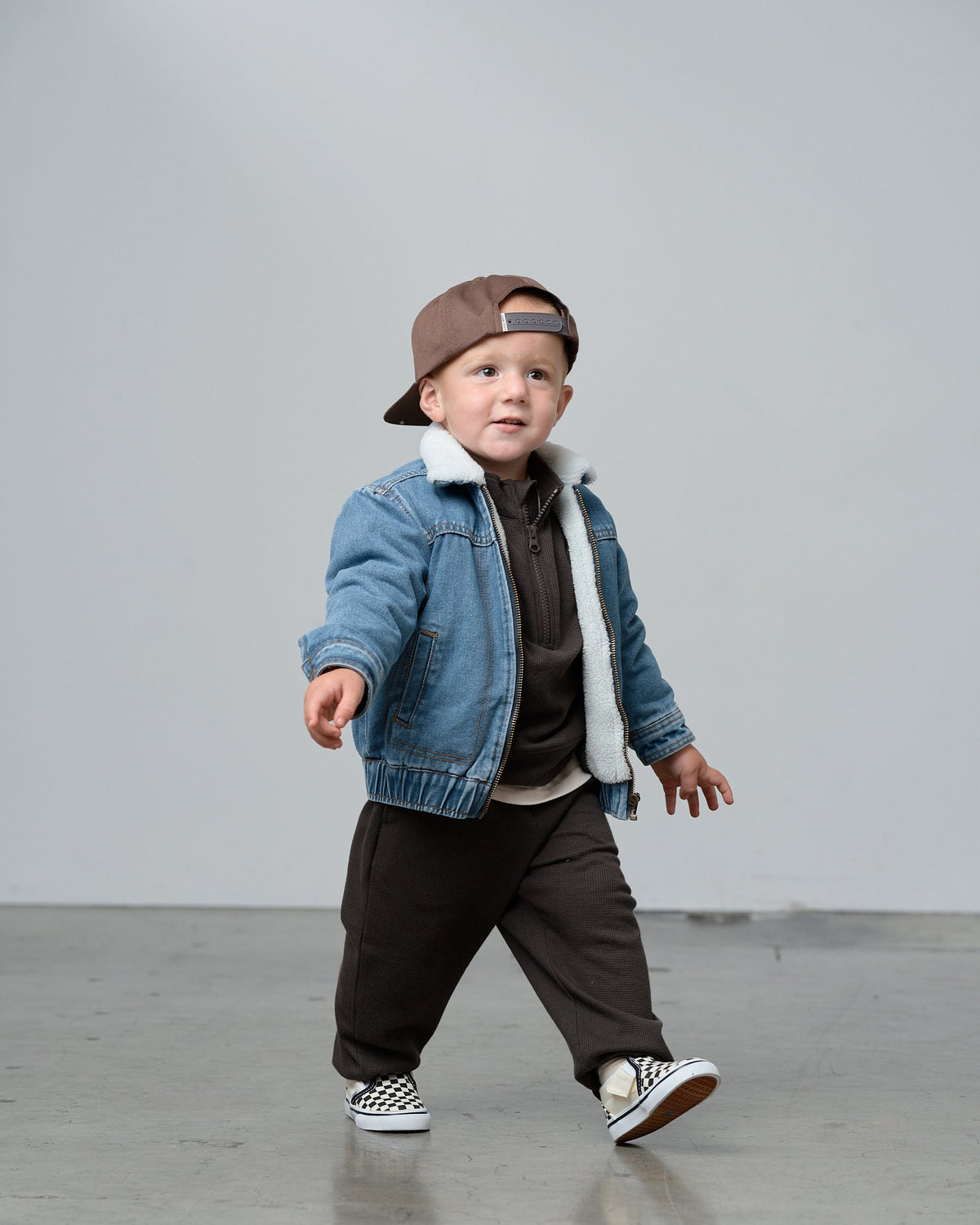 Sherpa Denim Jacket - Little Bipsy